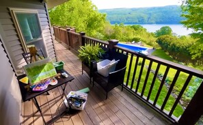 Property grounds - Cozy secluded villa-hot tub, panoramic view, waterfalls, gorge-south skaneateles (Homer)