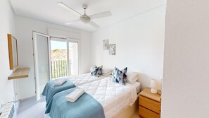 2 dormitorios, tabla de planchar con plancha, wifi gratis