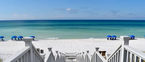 Beach nearby, beach towels