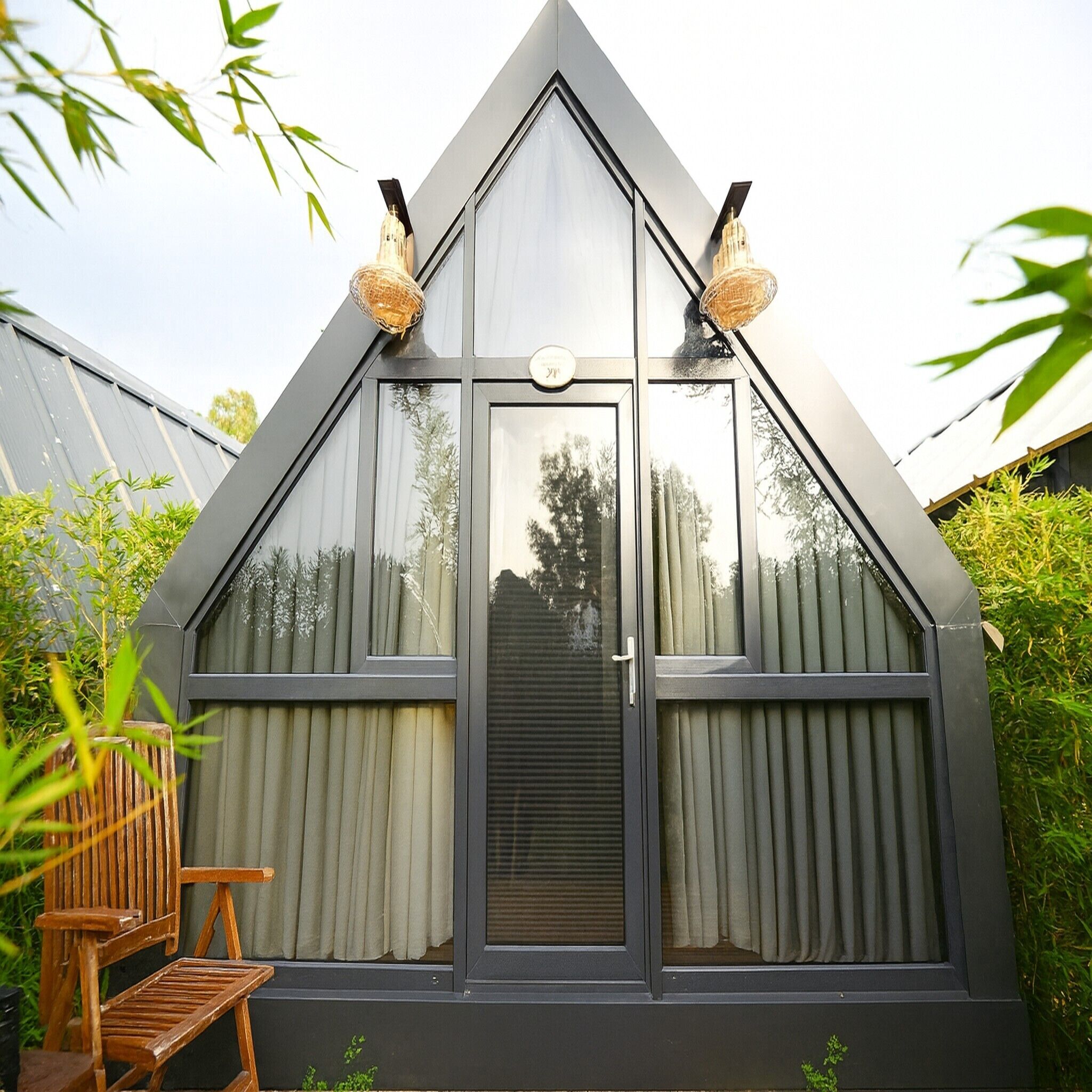 Deluxe Studio | Individually decorated, desk, laptop workspace, iron/ironing board