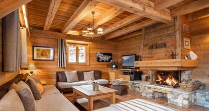 Chalet, pied des pistes de ski, vue pistes de ski, remise en forme, sauna, balcon