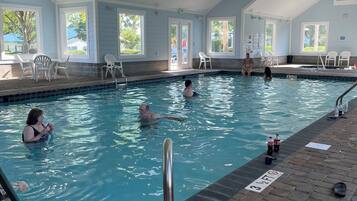Indoor pool, outdoor pool