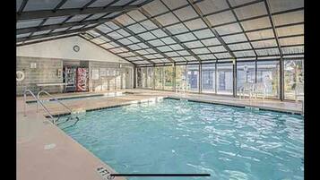 Indoor pool, outdoor pool