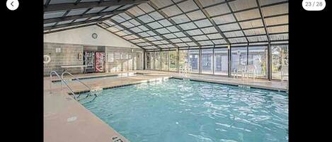 Indoor pool, outdoor pool