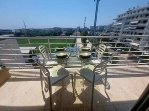 Outdoor dining - Dernier Étage vue mer - Cannes Palm Beach (Cannes)
