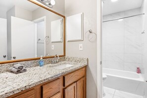 Bathtub, hair dryer