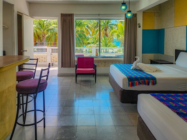 Minibar, wifi y ropa de cama 