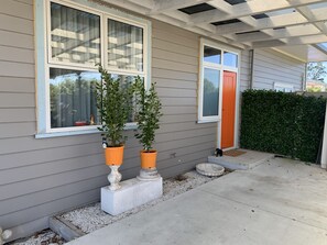 Property grounds - King size bedroom with ensuite and separate entrance, covered off street parking (Cambridge)