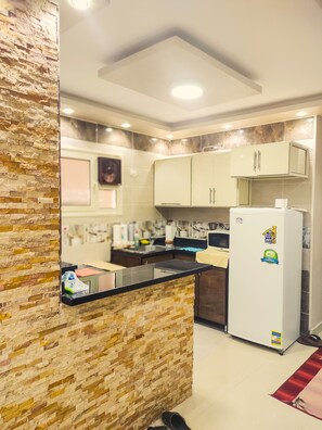 Fridge, microwave, oven, stovetop - Happy Holidays in Maadi (Cairo)