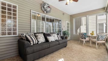 Condo, Multiple Beds, Kitchen, Golf View (Legacy Walk-In) | Living area | 42-inch flat-screen TV with digital channels