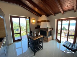 Interior - Penthouse Andrea apartment with private pool (Meina)