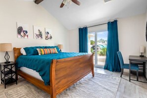 4 bedrooms, desk, iron/ironing board, travel crib