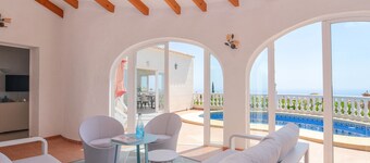 Villa LA PERLA Moraira  : excellent seaview, swimming pool & 100% privacy