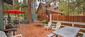 3 Mi to Skiing: Big Bear Cabin w/ Deck