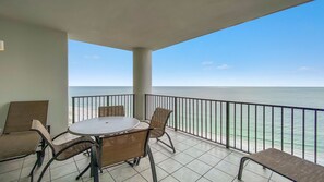 Outdoor dining - Oasis, formerly Phoenix West II, New Owner, Beachfront and WaterSlide!! (Orange Beach)