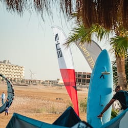 On the beach, beach bar