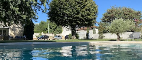 Una piscina riscaldata