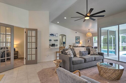 Private Pool: Beachy Cape Coral Getaway!