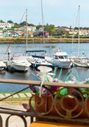 Stadsutsikt från boendet