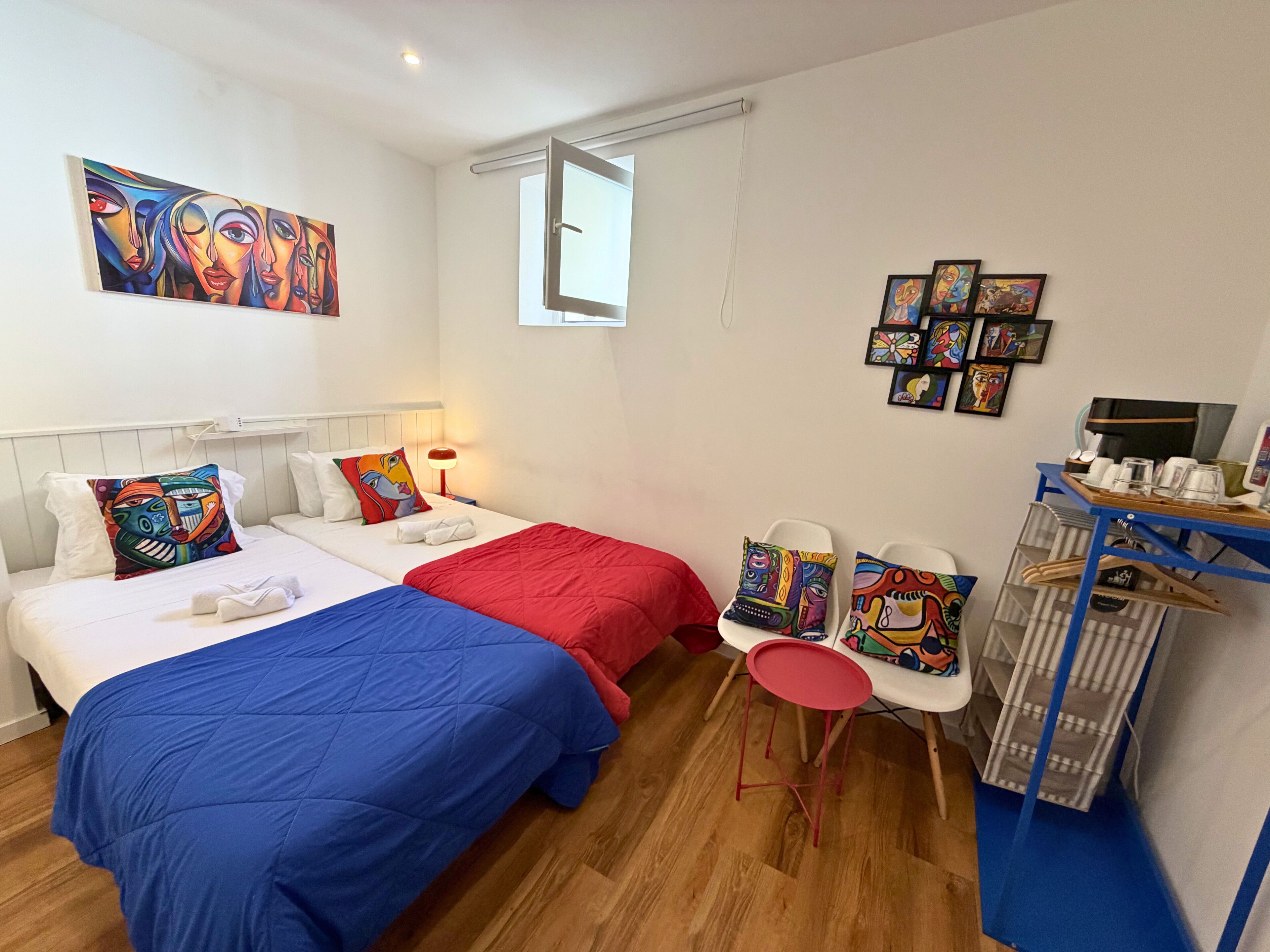 Economy Twin Room | Individually decorated, blackout curtains, iron/ironing board, free WiFi