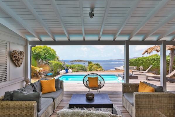 Outdoor pool - Life IS Good IN CUL DE SAC (SAINT MARTIN)