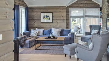 Smart TV y chimenea
