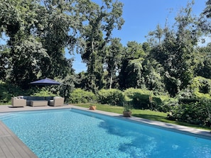 Udendørs pool, opvarmet pool