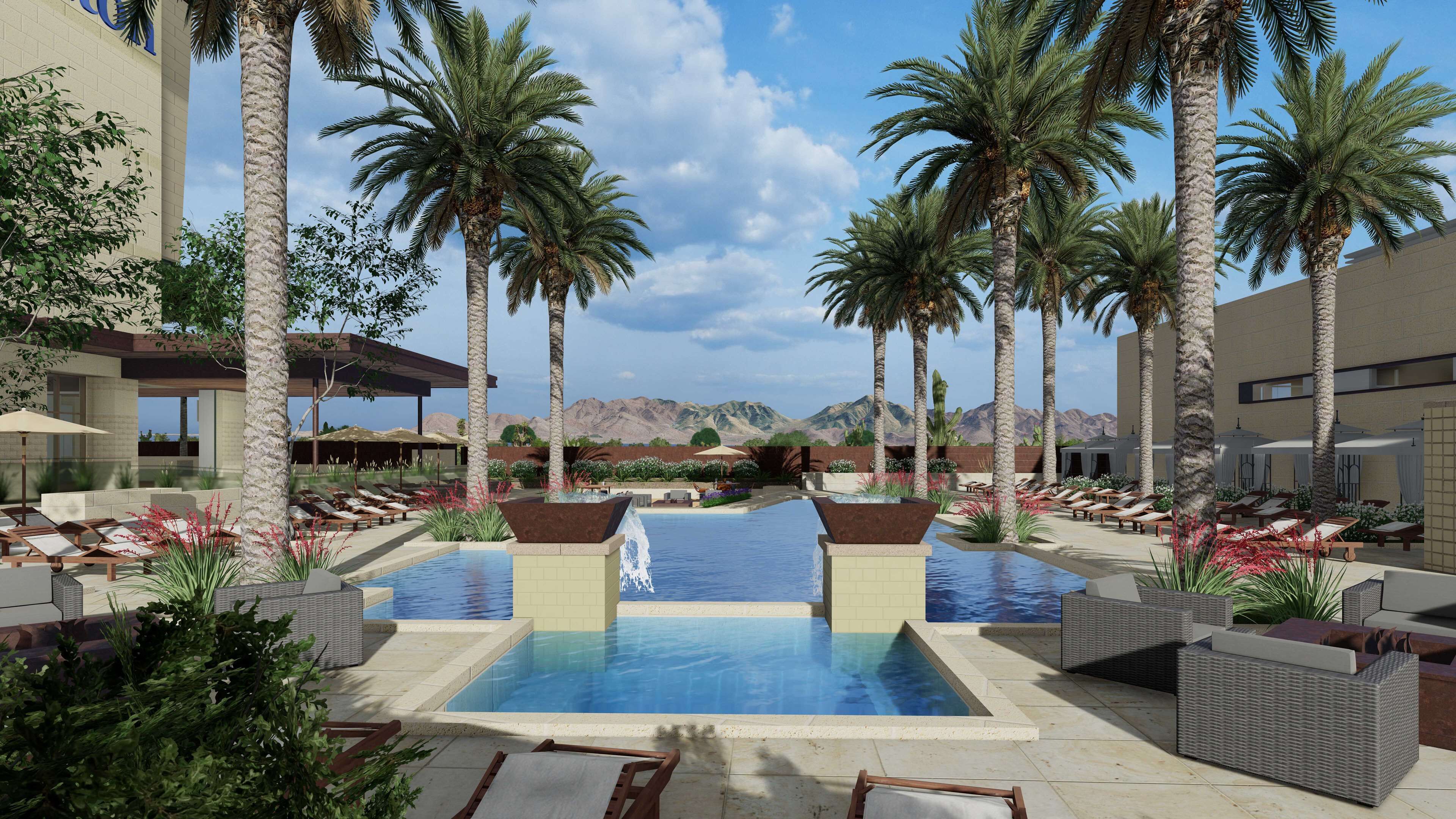 室外游泳池，06:00 至 22:00 开放，收费帐篷屋，池畔遮阳伞