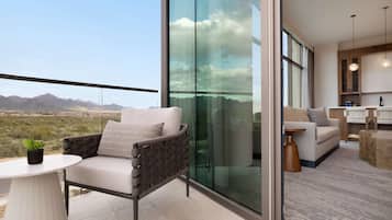 Suite, 1 King Bed, Mountain View | In-room safe, laptop workspace, blackout drapes, soundproofing
