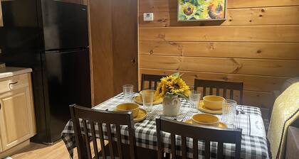 Cheerful & Cozy 2BD/2BA Cabin. Amazing rates for your visit!