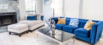 Modern 2-bedroom home with loft and indoor fireplace!