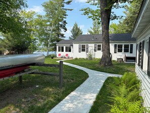 Terrace/patio - Cozy cottage with a vintage vibe on a beautiful lake.   (Crosslake)