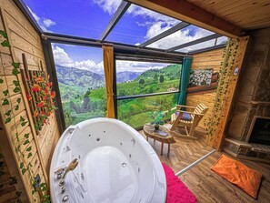 1 bedroom, Egyptian cotton sheets, premium bedding, down duvets - Organikkoy Bungalov (Camlihemsin)
