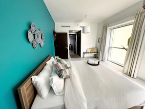 1 chambre, fer et planche Ă repasser, Wi-Fi gratuit, draps fournis