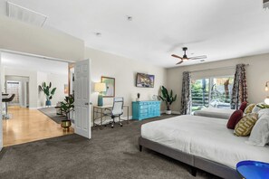 4 bedrooms, iron/ironing board, WiFi, bed sheets