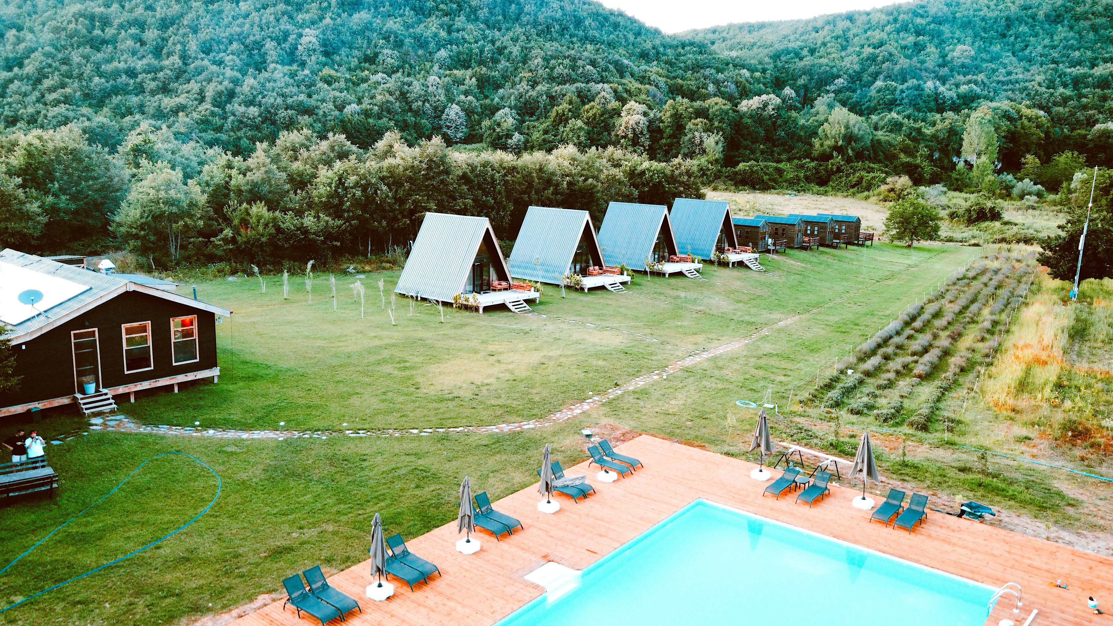 Seasonal outdoor pool