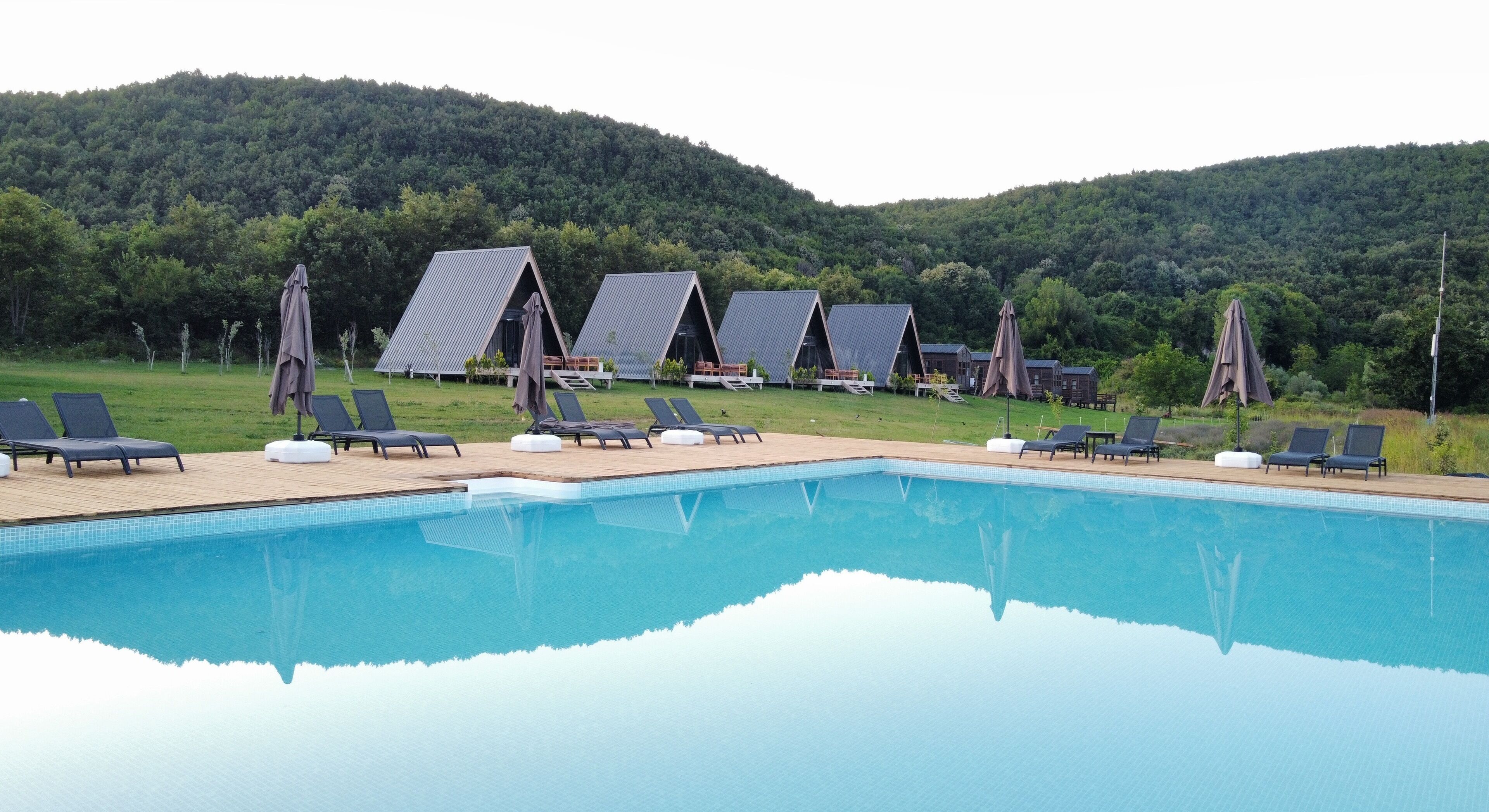 Seasonal outdoor pool