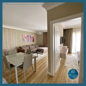Apartment, 1 Schlafzimmer | Wohnzimmer | Flachbildfernseher