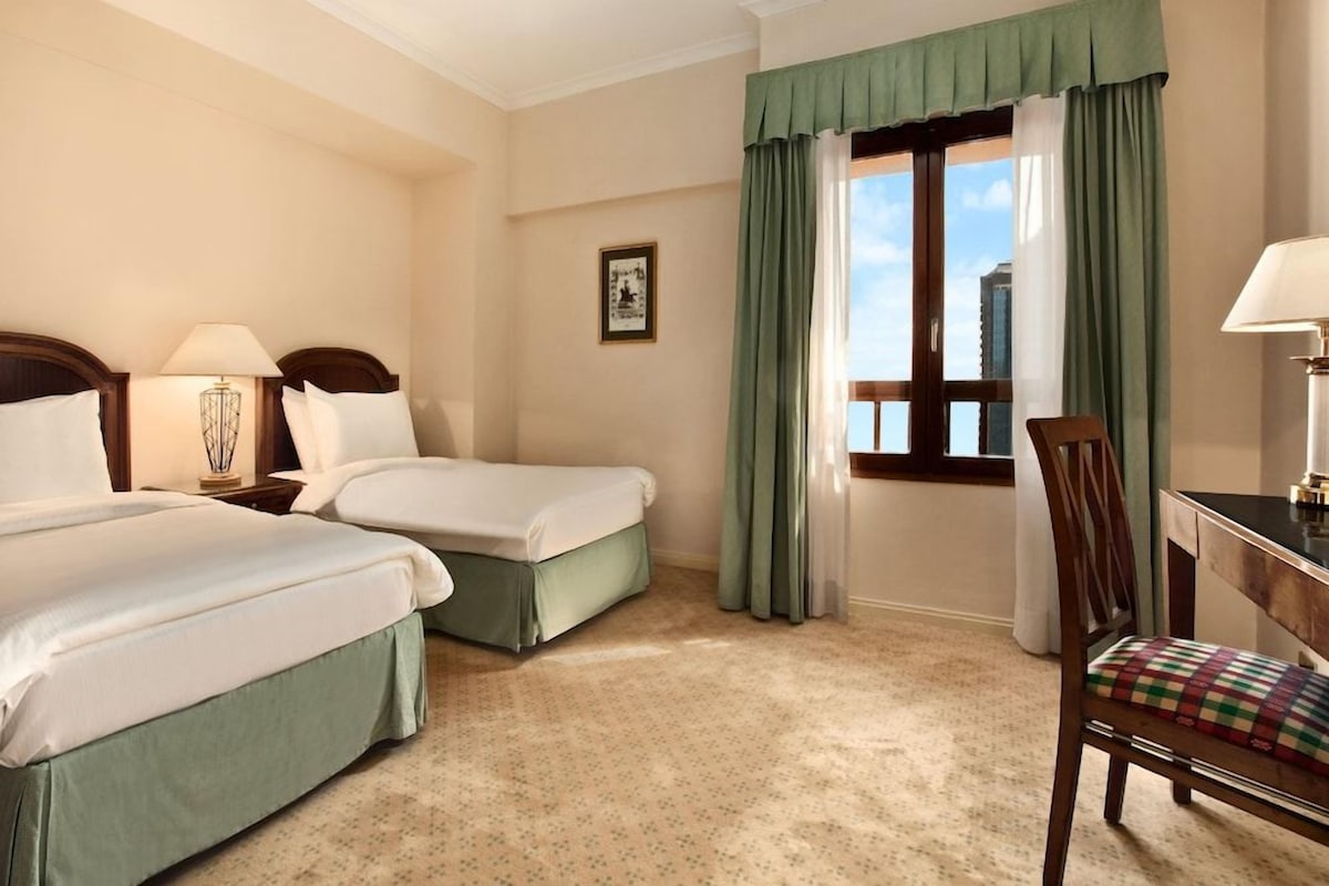 In-room safe, laptop workspace, blackout curtains, iron/ironing board
