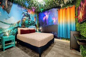 6 habitaciones, escritorio y tabla de planchar con plancha 