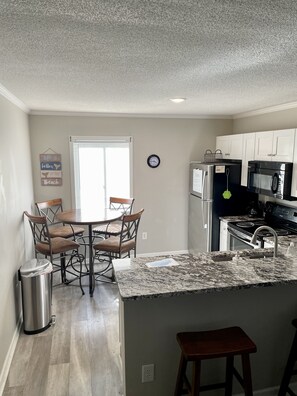 Fridge, microwave, oven, stovetop - Big Blue Ocean View (North Topsail Beach)