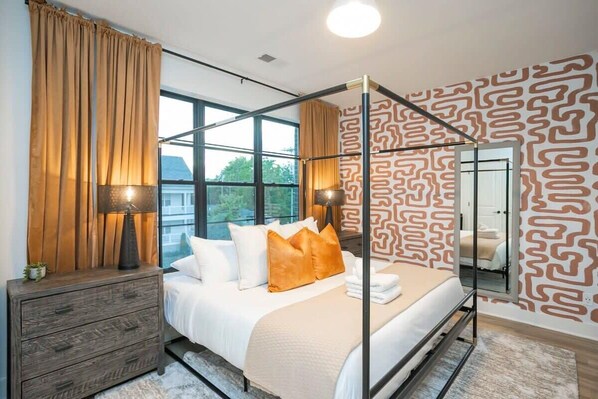 4 bedrooms, iron/ironing board, travel crib, WiFi