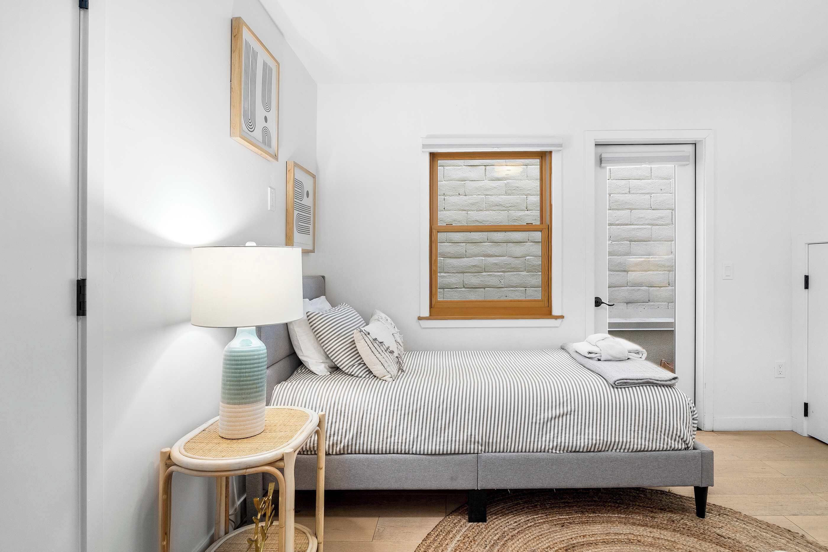 2 bedrooms, desk, travel crib, WiFi