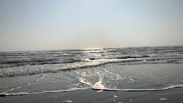 Vlak bij het strand