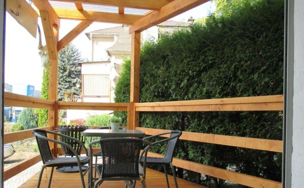 Outdoor dining - Apartment mit Balkon (Bad Schandau)