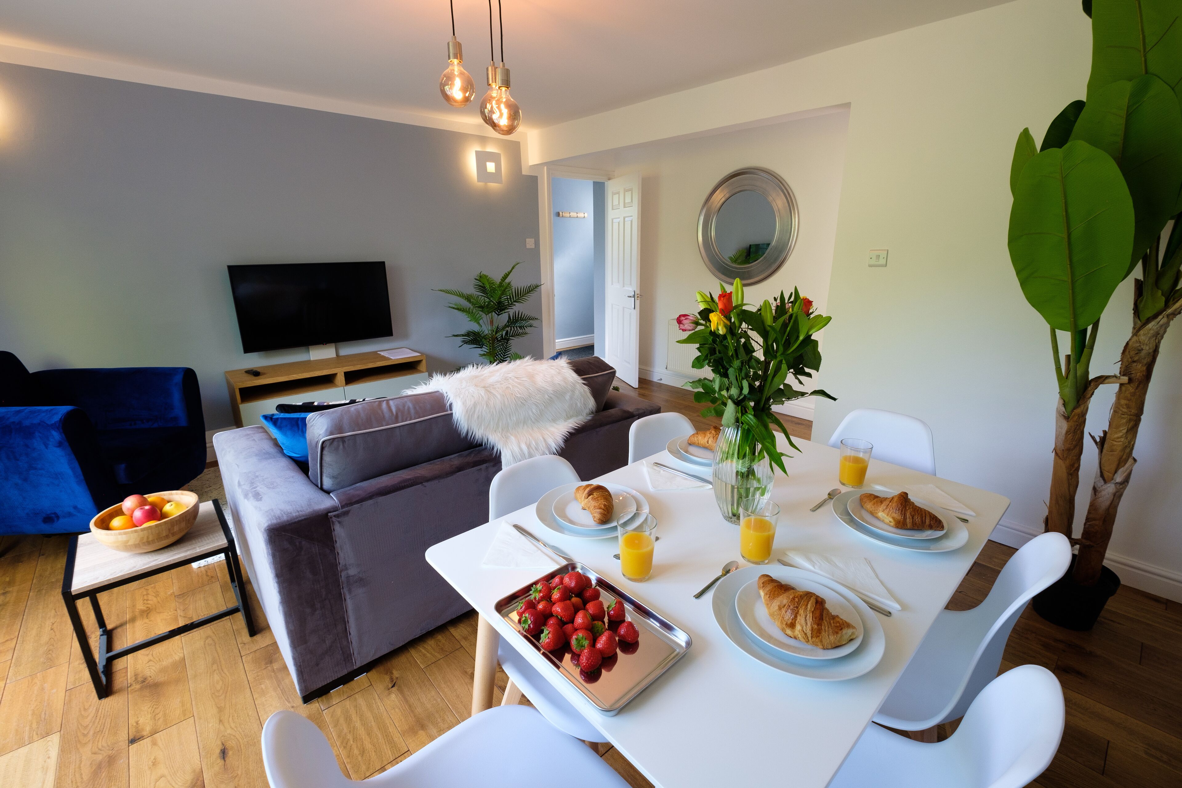 全景公寓, 私人浴室 (Riverwalk Apartment One) | 酒廊