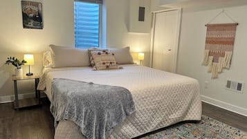 1 chambre, fer et planche Ă  repasser, Wi-Fi gratuit, draps fournis