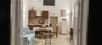 Renovated old farmhouse among olive trees and vineyards with outdoor hot tub