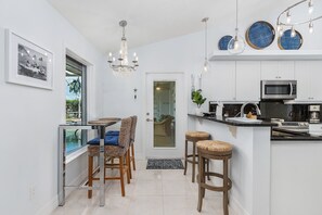 Fridge, microwave, oven, stovetop - Waterfront Home w/ Saltwater Pool, Kayaks, & More (Cape Coral)