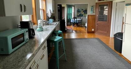 Completely remodeled lower unit in historic 1880's house.